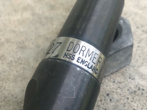 Broca taladro cónico DORMER 27 mm HSS hecha en Inglaterra - Imagen 11 de 12