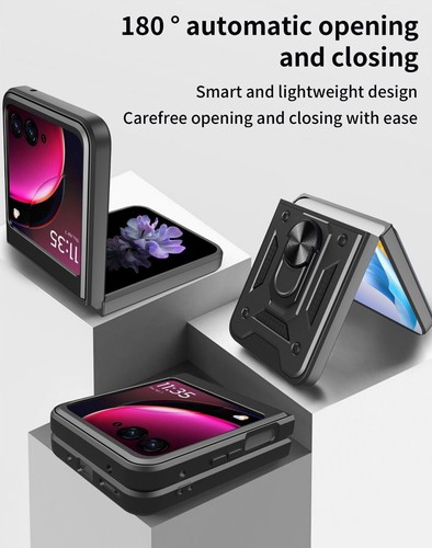 Coque pour Motorola Razr+ Plus 2025 60 Ultra Antichoc Anneau Support Armure Cover - Photo 16 sur 30