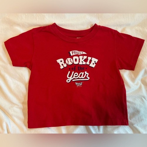 Philadelphia Phillies Rookie of the Year Kids Baseball Tshirt Size 3 Philly