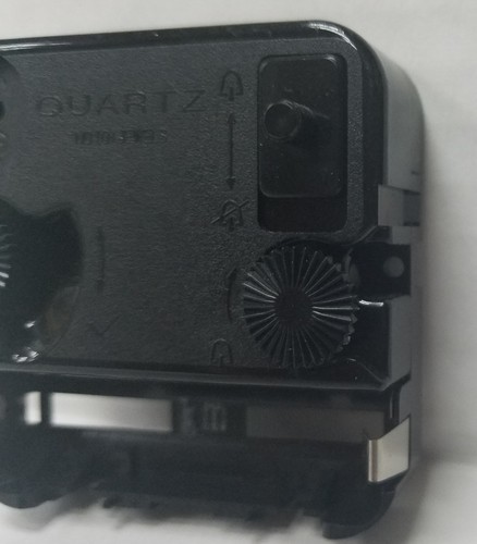 Square Snap-In Mini Clock Movement - Alarm Version (MSA-23) - Picture 7 of 7