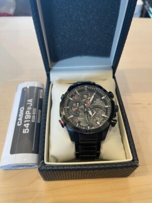 CASIO EDIFICE EQB-500 Black Men's  Wristwatch Bluetooth Solar Analog Water 10ATM