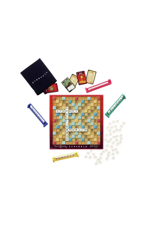 Harry Potter Scrabble Family Fun Word Official Board Game - Image 2 of 4