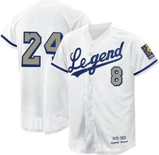Design Bryant #8 #24 Team Legend Baseball Jersey Embroidered Custom Name White