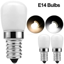 2x LED Light Bulb E14 2W Fridge Mini Lamp Refrigerator Display Cabinet Light