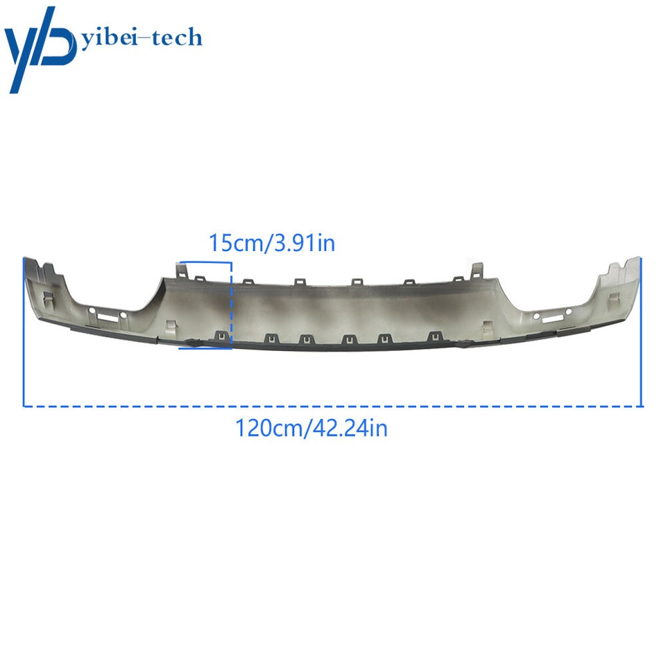 Glossy Black Front Bumper Skid Plate For Ford F150 (2021-2023) – Lower Valance Trim Replacement
