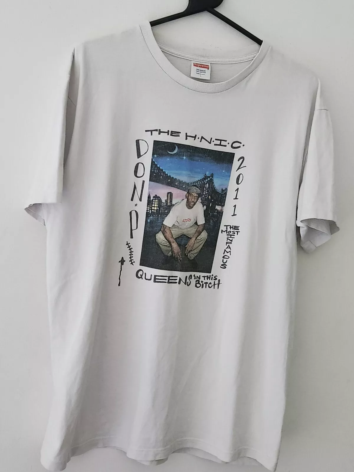 SS11 Supreme Mobb Deep Prodigy Foto T Shirt Größe L Weiß T Shirt Sehr Selten