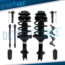 Front Strut Coil Spring Tie Rod Sway Bars Kit for 2006 2007 2008 Subaru Forester