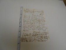 1855 Physician's Bill For Slave Visits. Dr. James McClintock Bourbon Coutny KY