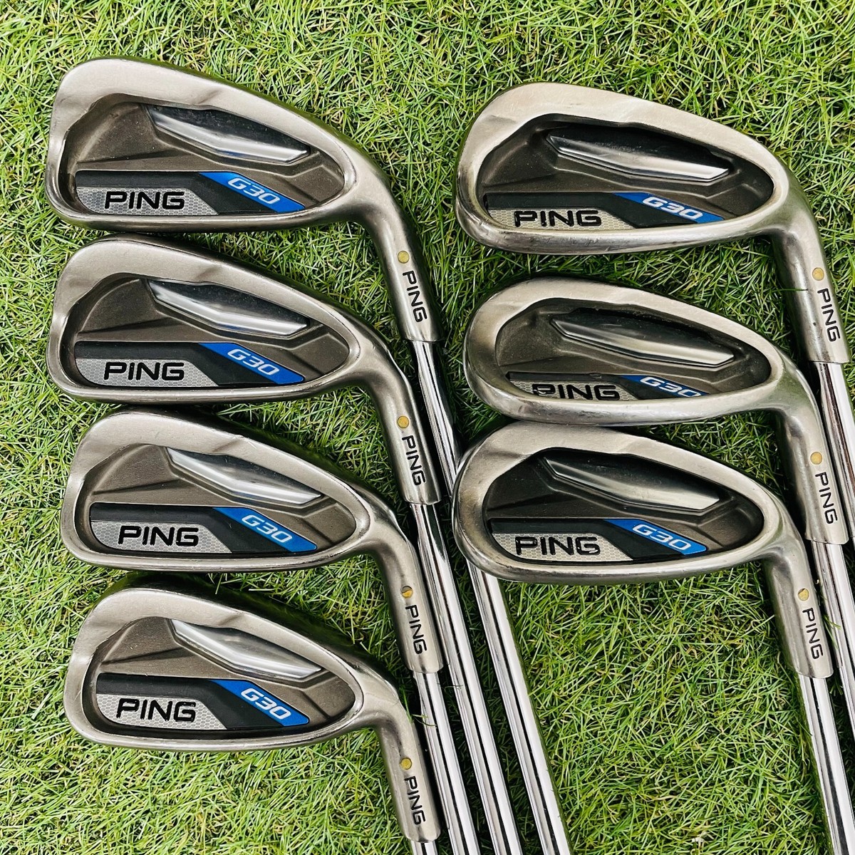 Ping G30 Iron Set 56789WS 7Pcs Rh Steel shaft Flex R GOLF mens 