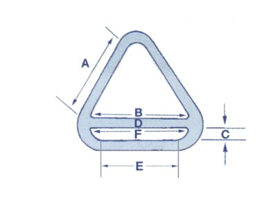 Tica Mulinello Anello Collegamento Triangolare In Acciaio Inox - Foto 12