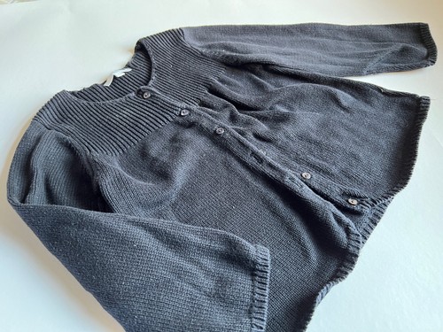 JACADI Wunderschöne dunkelblaue Strickjacke Gr.36m 98 - Picture 4 of 4