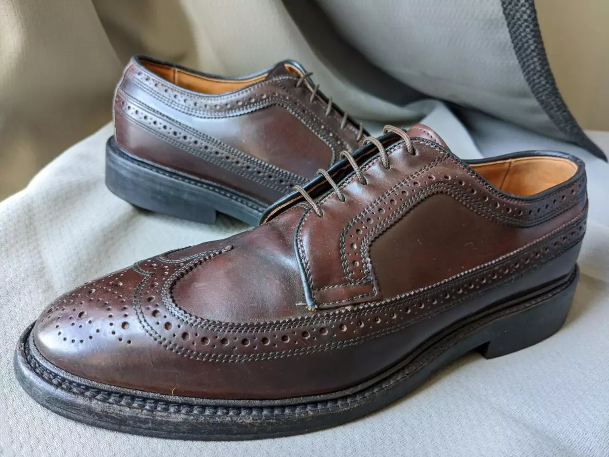 ALLEN EDMONDS cordovan MacNeil dress shoes 8.5 D longwings | eBay