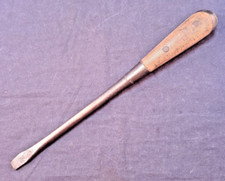 Vintage ATLAS TOOL Perfect Handle Style Round Shank Screwdriver -   11"