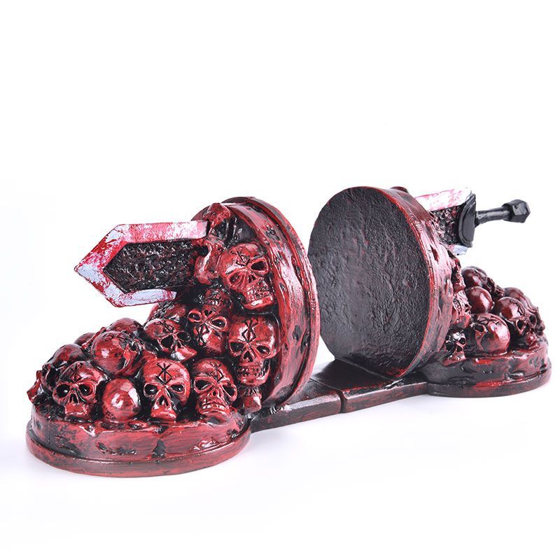 3D Berserk Bookends Dragonslayer Bookend Desktop Bookshelf Stands Resin