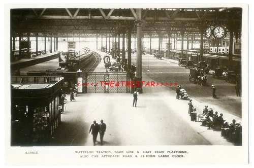 RP WATERLOO STATION Bootszug PFERDEKABINEN Südbahn LONDON SE1