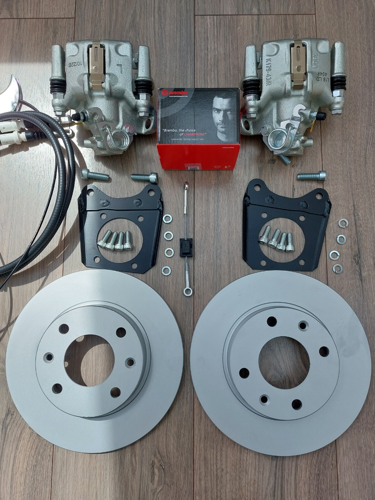 FORD ESCORT CAPRI REAR DISC CONVERSION KIT ATLAS AXLE & CALIPERS KIT 14 ...