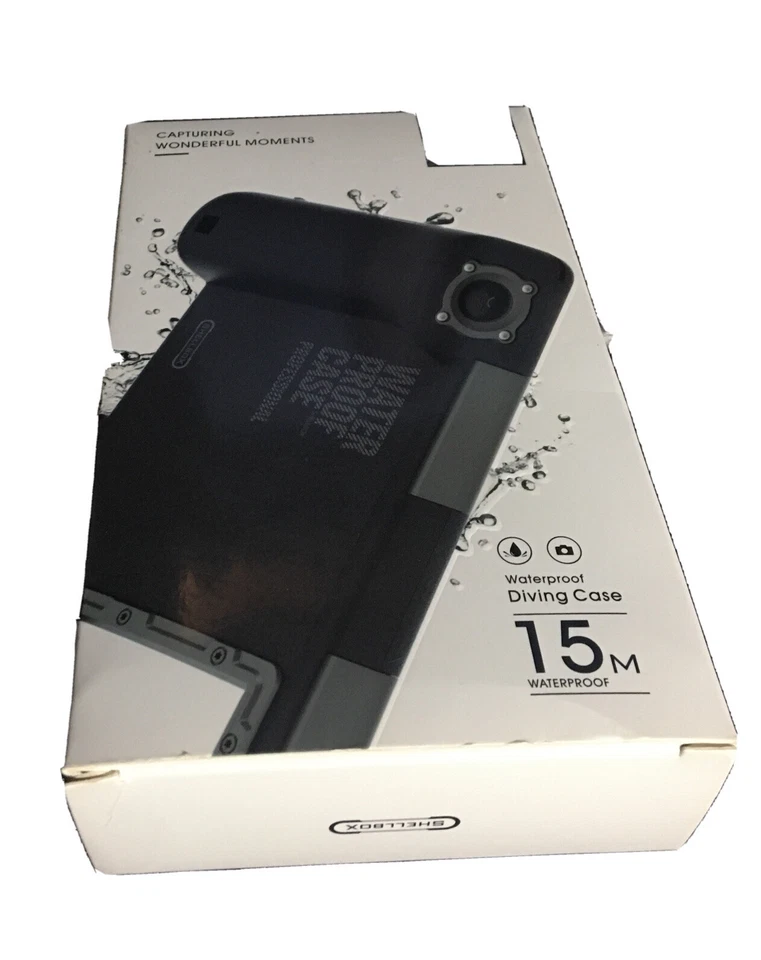 Shellbox Waterproof Case Professional Diving Cover for iPhone 12 13 Sam NEW A7 - Image 4 of 4