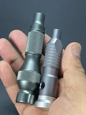 2PC Heavy Duty Metal Grip Hand Tool Mini Handle/Screwdriver 1/4" Hex Bit Holder