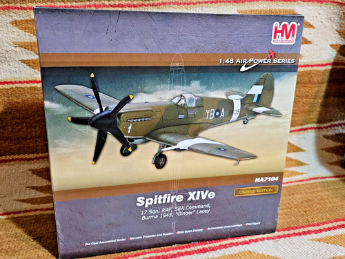 🔥 HA7104 LE Hobby Master Spitfire XIVe 17Sqn. RAF, "Ginger" Lacey 1945 🔥NIBOX!