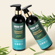 CRUSH COS - Rosemary Rice Water Shampoo  Conditioner set - Deeply Nourish an...