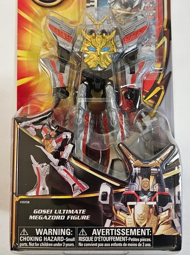 POWER RANGERS GOSEI ULTIMATE MEGAZORD FIGURA MEGAFORCE TCG TARJETA MOSC 6" 2013 DIFÍCIL DE ENCONTRAR - Imagen 2 de 6