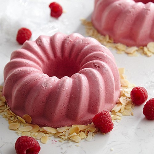 Silicone Bundt Cake Pan 9 Inch Round Fluted Tube Cake Baking Molds,Non-Stick - Picture 10 of 12