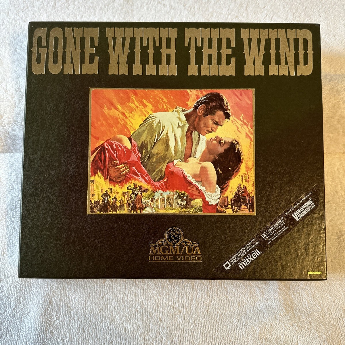 MGM/UA Home Video GONE WITH THE WIND Beta HI-FI Videophonic