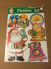 VINTAGE CHRISTMAS BEISTLE 8 CUTOUTS 1981 NOS NIP ASSORTED SIZES