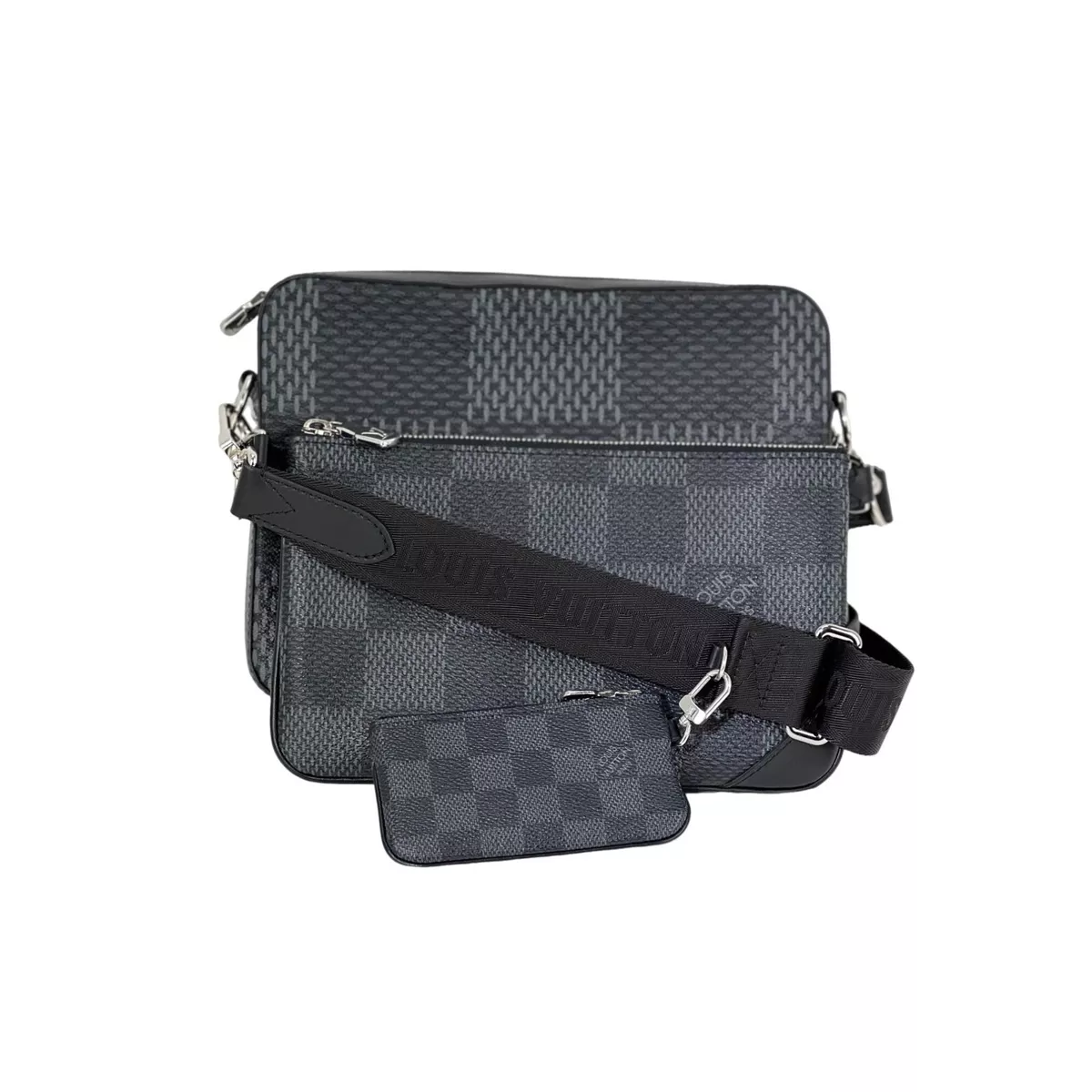 Trio Messenger Damier Graphite Canvas - Bags