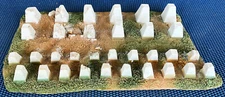 Conte Damaged Tank Traps - from Longest Day Playset #2  - painted 54mm accessory