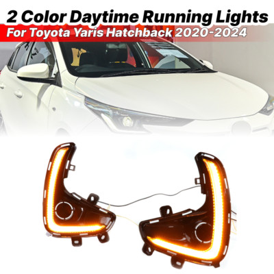For Toyota Yaris GR Sport Hybrid 2020-2024 Fog Light LED Daytime Running Lights