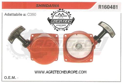 R160481 CARTER COMPLETE STARTER BRUSHCUTTER SHINDAIWA C350