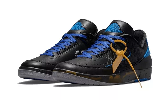 Jordan 2 black and blue sale