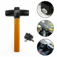 T-Bar Steering Lock Car Vehicle Anti Theft Security Universal Fit 2 Keys