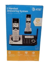 AT&T CL83207 2 Cordless Handset Phone Answering System With Smart Call Blocker