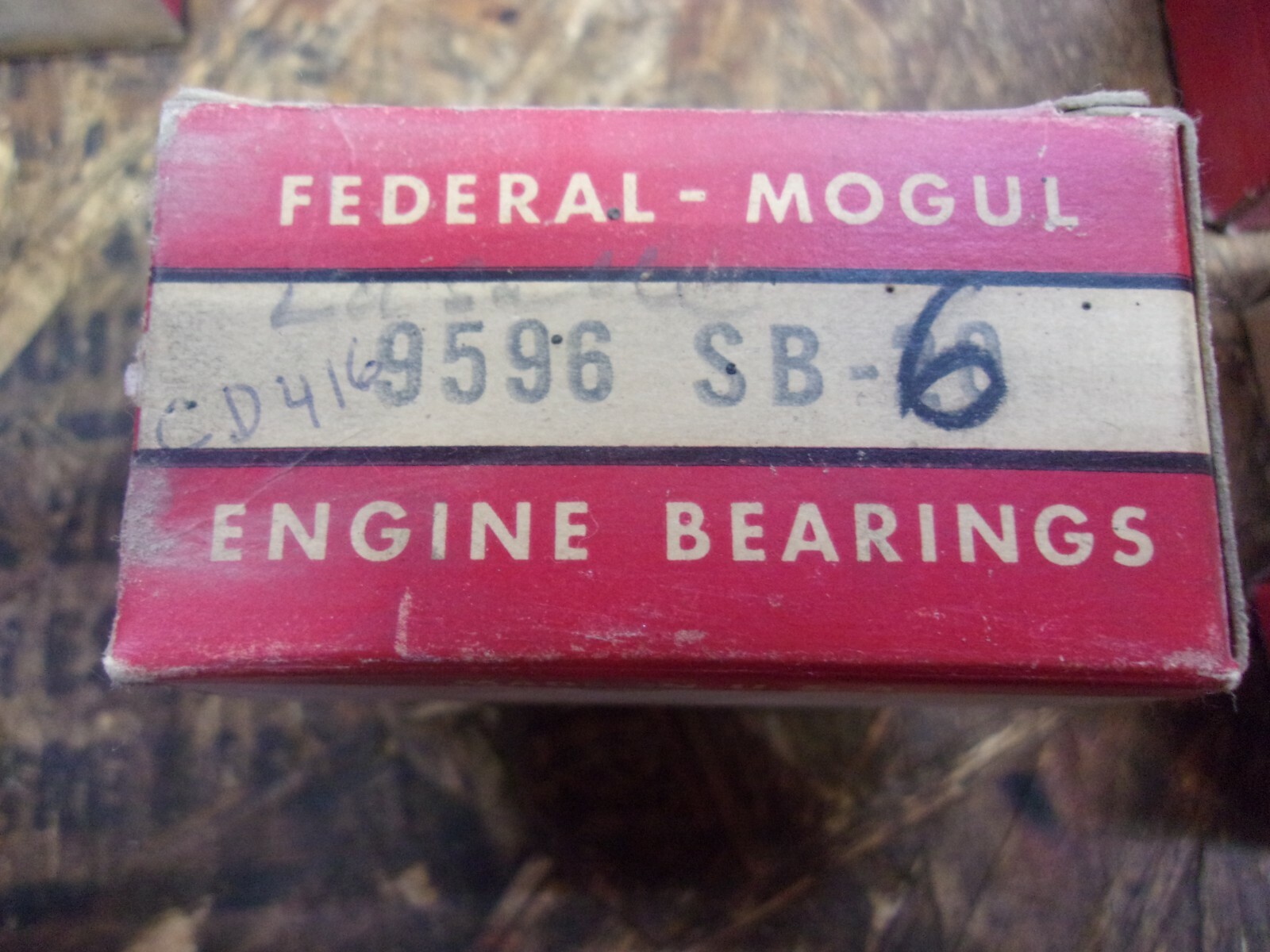 FEDERAL MOGUL ENGINE BEARING 9596 SB6 9561 eBay