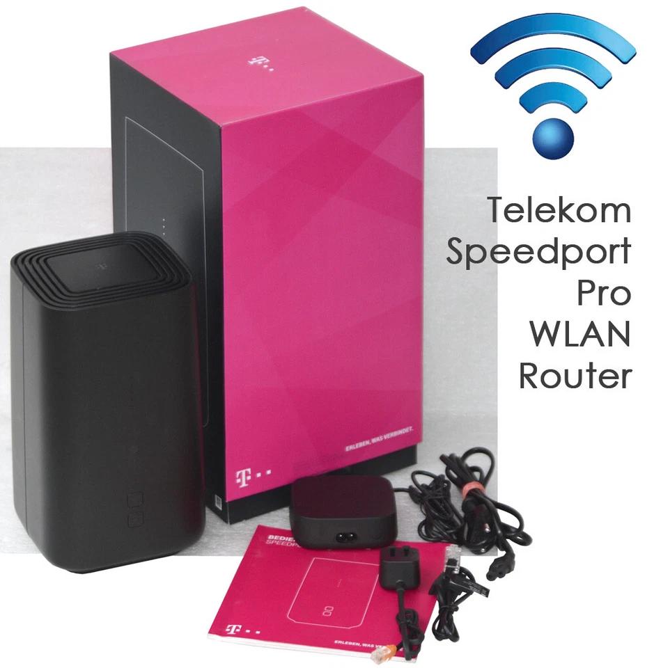 TELEKOM SPEEDPORT PRO HYBRIDFÄHIGER WLAN-ROUTER LTE MESH HD-TELEFONIE KOMPLETT