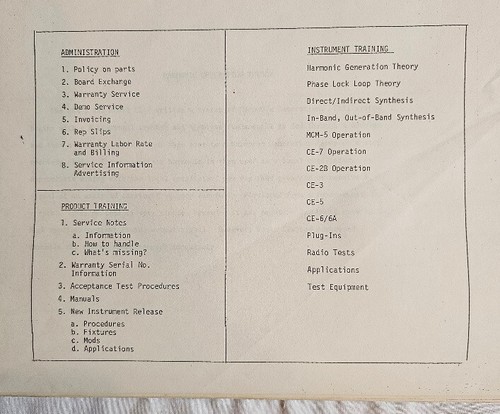 cushman electronics - service seminar - ex racal - Zdjęcie 3 z 10