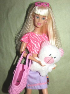 crimped hair barbie