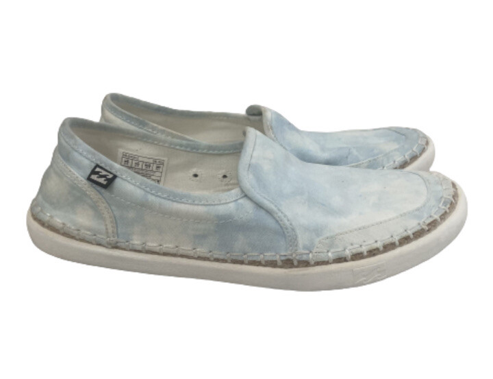 SAOLA Mocassini Billabong donna 8 5 blu del chiaro cielo sol slip on tie dye espadrillas