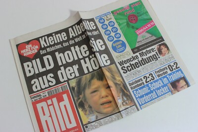 BILDzeitung 10.04.1999 April 10.4.1999 Geschenk 21. 22. 23. 24. Geburtstag