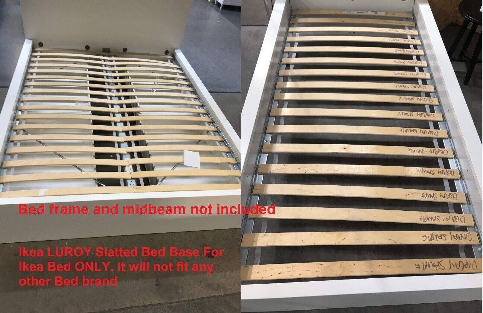 ikea mattress base for slatted bed