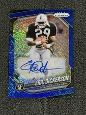 2025 Prizm FOTL Eric Dickerson /25 Blue Shimmer Auto
