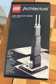 LEGO Architecture John Hancock Center 21001 Landmark Series Box & Manual