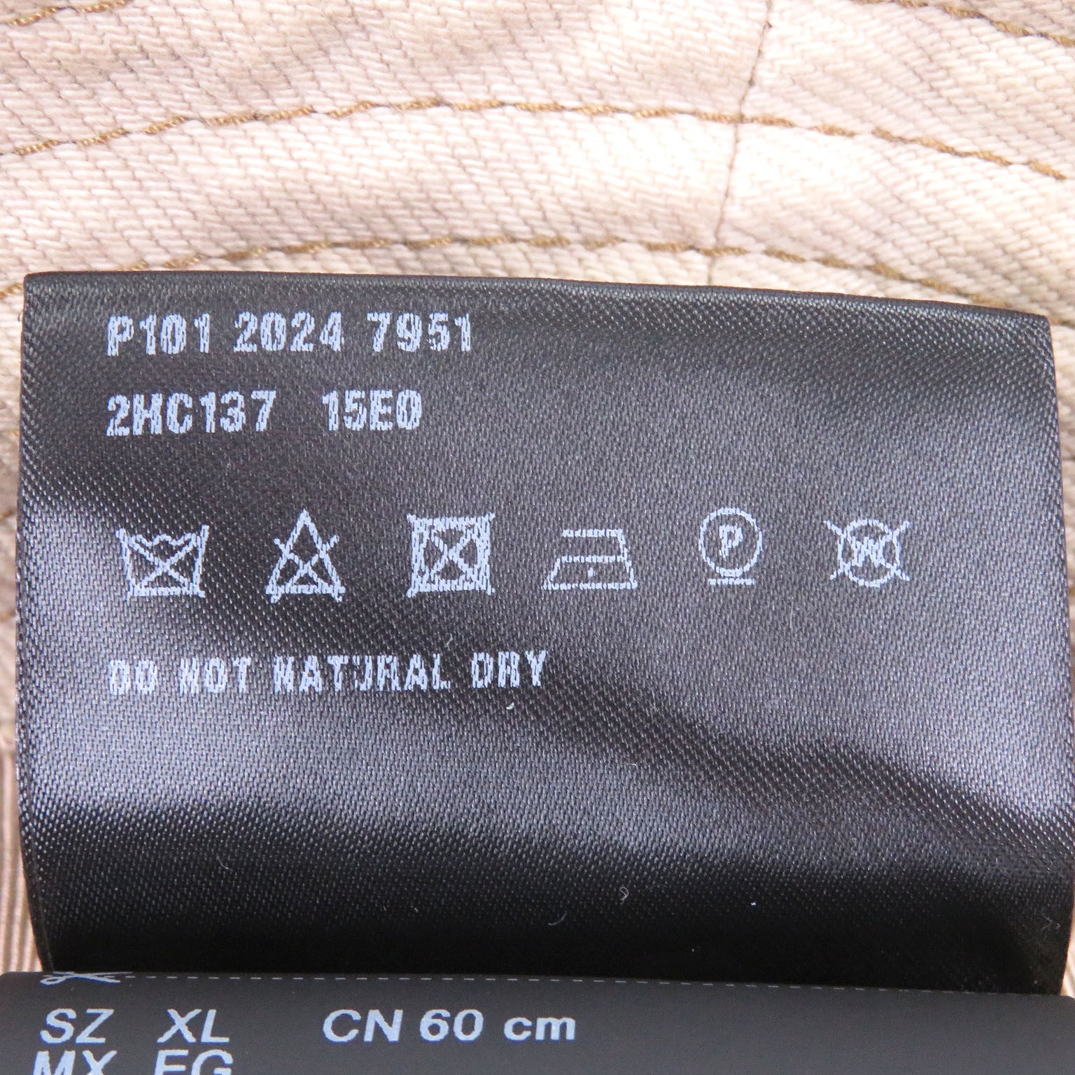 Excellent PRADA hat Triangle logo triangular plat… - image 8