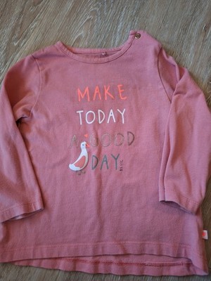 Langarmshirt Staccato Gr. 74 Good Day korallenrot 