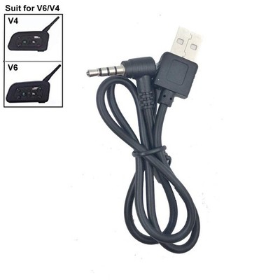 QSPORTPEAK Motorcycle Intercom Accessories for V6/V4,USB Charging Cable for M...