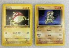 Pokemon Team Rocket 1st Edition Base Set Cards Voltorb 69 & Machop 59 Lp/Nm