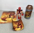 Lego Bionicle 8534 Tahu Toa Mata Complete w/ Canister Instructions Poster 2001