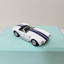   65 Shelby Cobra 427 S/C 1/32 KT 5322 Kinsmart Convertible White With Stripe Car